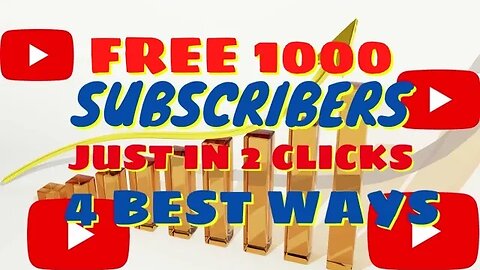 How to get 1000 subscribers on youtube - free subscribers for youtube #makemoneyonline #subscribers