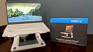 EASY way to make you Laptop more COMFORTABLE & USEFUL Nulaxy Laptop Stand