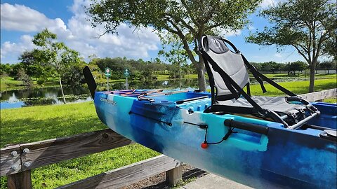 Inexpensive Pedal Drive Fin Kayak Vanhunks Zambezi 12.6 Water Demo