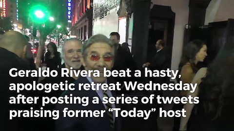 Geraldo Rivera Broke Silence On Matt Lauer, Immediately Forced To Apologize For What He Said