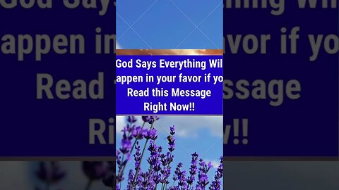 🌈👇 GOD'S MESSAGE FOR YOU TODAY!🌈MIRACLES WILL HAPPEN TODAY! 👇