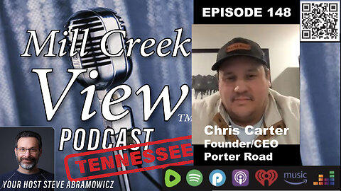 Mill Creek View Tennessee Podcast EP148 Chris Carter Interview & More 11 15 23