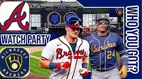 Atlanta Braves vs Milwaukee Brewers | Live Play by Play & Reaction Stream 3D Sim | MLB 2024 Gm 106