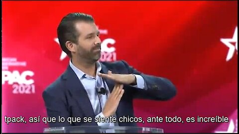 CPAC 2021 Donald Trump Jr en español subtitulos