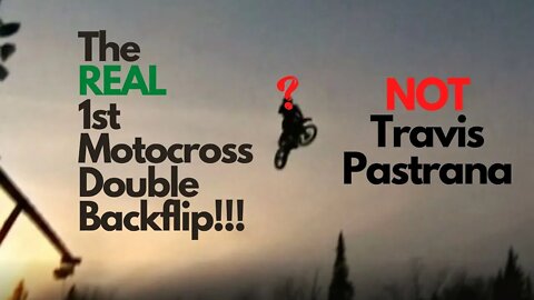 The TRUE First Motocross Double Backflip (Before 2006) - Whacked Out TV