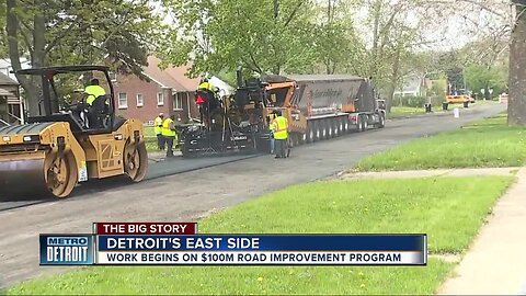 Detroit to invest $100 million to improve 100 miles of roads