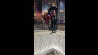 Indoor skydiving