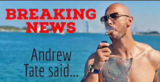 BREAKING NEWS Andrew Tate said WHAT?