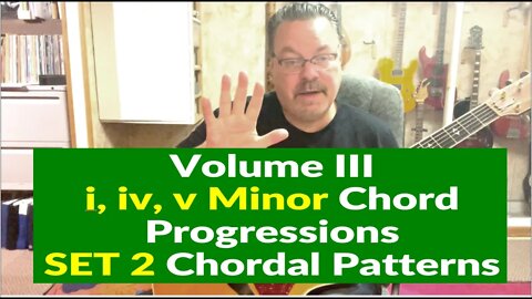 i, iv, v Chord Progression SET 2 Volume III