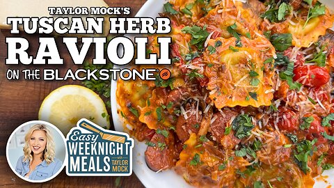 Easy Weeknight Meals: Tuscan Herb Ravioli | Blackstone Griddles