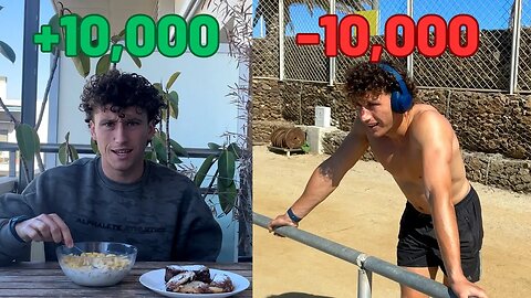 Trying To EAT & BURN 10000 Calories In 24 Hours!