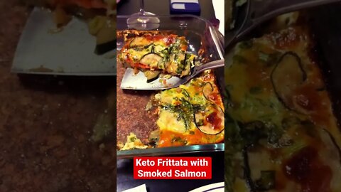 Ketogenic: Frittata with Smoked Salmon