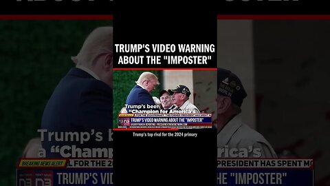 Trump's VIDEO Warning about the "Imposter"