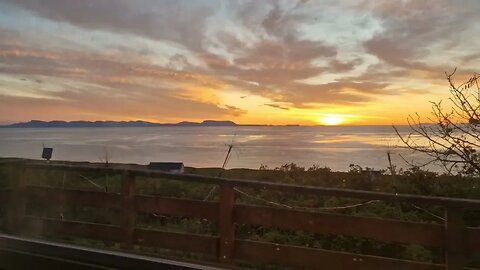 Sunset on the west coast of Scotland