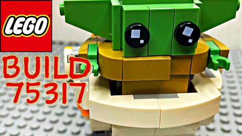 LEGO BrickHeadz Star Wars The Mandalorian & The Child 75317 Build part 2 #lego