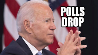 Joe Biden’s Poll Ratings DROPPED in his handling of the Crime Surge