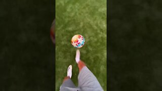 CRAZY TOUCHES ⚽️✨* POV FOOTBALL TRAINING * | Jeremy Lynch #Shorts