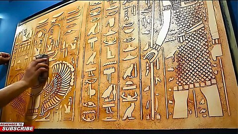 How to make an amazing Pharaonic texture painting