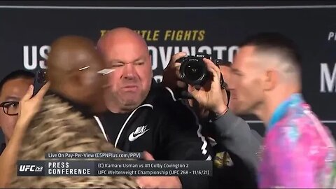 Kamaru Usman almost gave Dana a second heart attack