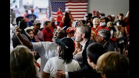 WATCH: Eric Trump holds a rally in Jacksonville, Florida