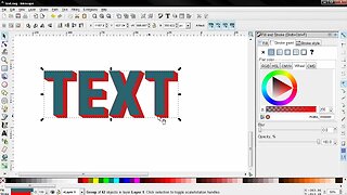 3D Text - Inkscape Tutorial
