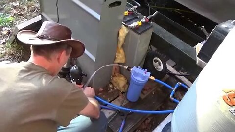 Connecting Off Grid Tiny House Cold Water Plumbing