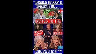 🔎 “SHOULD PRINCE HARRY & MEGHAN BE INVITED TO THE CORONATION”?? EXPLOSIVE DEBATE!! ROUND 2. #shorts