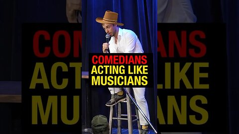 When comedians act like musicians #standupcomedy #standup #music