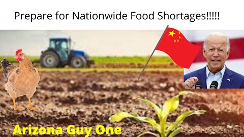 Expect Nation Wide Food Shortages