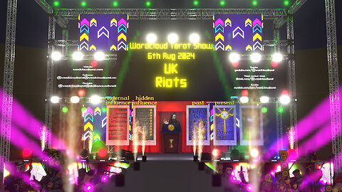 UK Riots - The Word Cloud Tarot Show - 06 Aug 2024