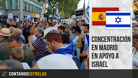 Concentración en Madrid en apoyo a Israel