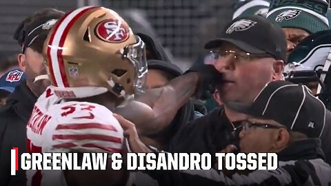 49ers' Dre Greenlaw, Eagles security head EJECTED after scuffle