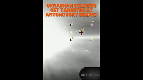 Russians target positions under the antonovsky bridge