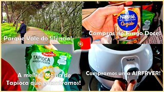 COMPRAMOS UMA AIR FRYER | PARQUE VALE DO SILÊNCIO | COMPRAS NO SUPERMERCADO PORTUGAL 2022