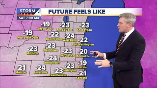 Highs struggle to break the single digits Saturday