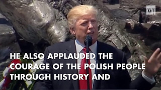 In Warsaw Speech, Trump Says Western Peoples Cry Out ‘We Want God’