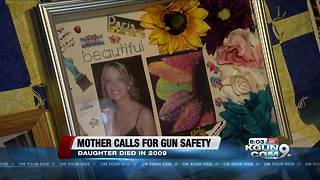 Mother advocates for guns to be secured in homes after her daughter's death