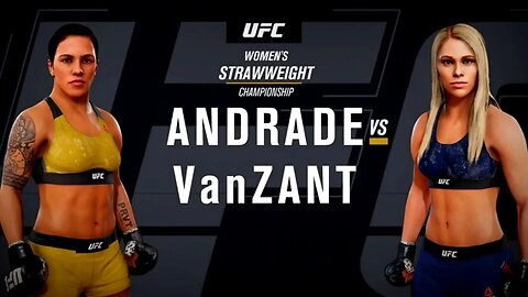 EA Sports UFC 3 Gameplay Paige VanZant vs Jessica Andrade