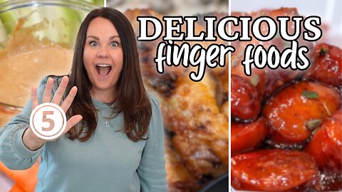 5 APPETIZERS that are SO TASTY | GAME DAY finger food everyone will love!