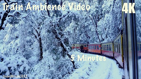 Snowy Rails: 5-Minute Journey with Classic Piano Serenade