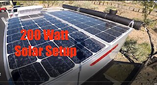 200 Watt Solar Setup