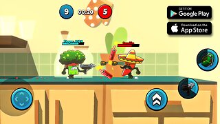 Food Gang Multiplayer Game 2v2 Gameplay