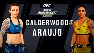 EA Sports UFC 4 Gameplay Viviane Araujo vs Joanne Calderwood