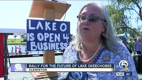 Rally for the future of Lake Okeechobee held in Clewiston