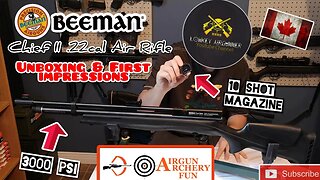 Beeman Chief II + 3000 PSI budget PCP air rifle // Unboxing & First impressions [AirgunArcheryFun]