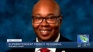Palm Beach County schools Superintendent Dr. Donald Fennoy resigning