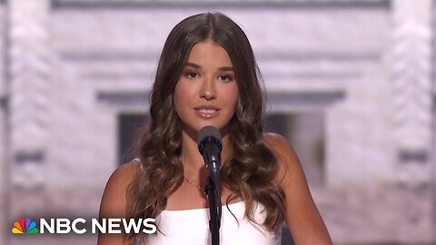 'He's just a normal grandpa': Trump's granddaughter takes stage at RNC