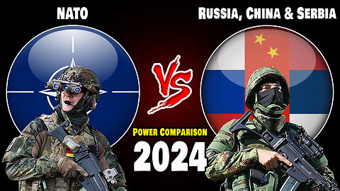 NATO vs Russia, China & Serbia Military Power Comparison 2024 | Serbia, China & Russia vs NATO 2024