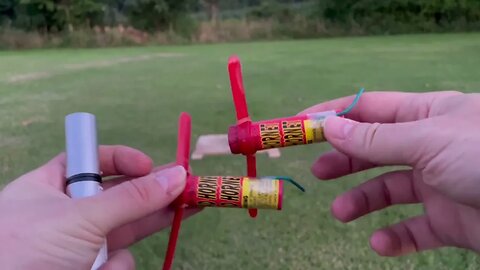 Another LARGE Aerial Spinner Firework Comparison - Evening Video