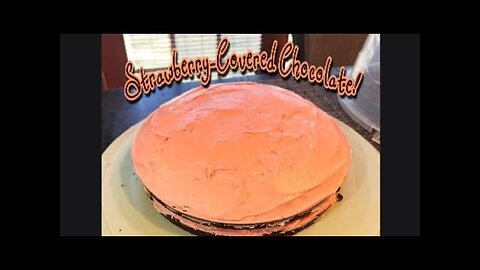 SIMPLE Strawberry Chocolate Cake!